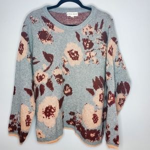 Floral sweater